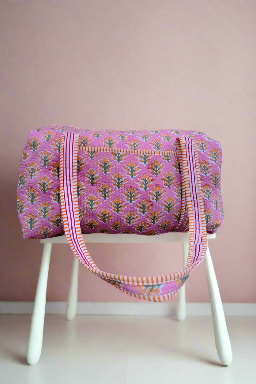 Floral Duffle Bag by Nash Grey