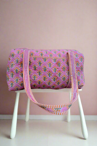Floral Duffle Bag by Nash Grey