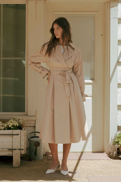 Double Breasted Trench Coat