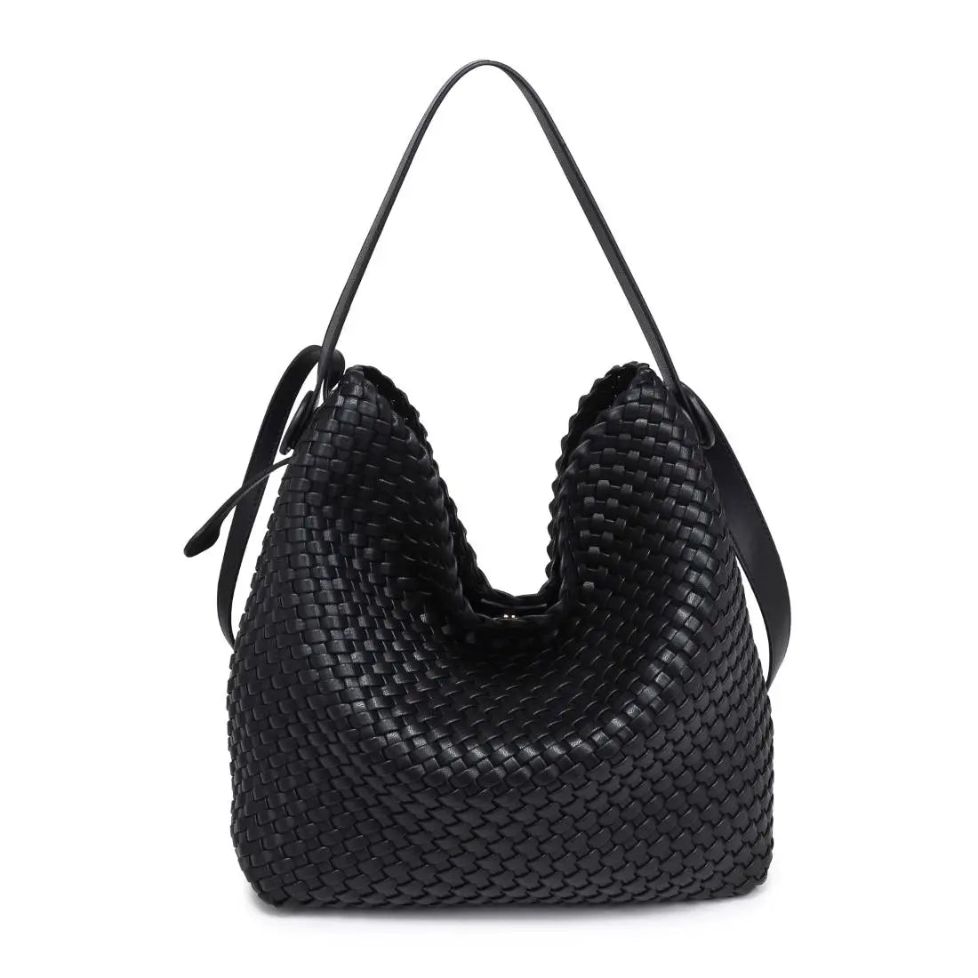 Edith Woven Hobo Bag