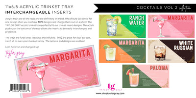 5.5x11 Trinket Tray Inserts