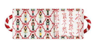 Nutcracker Hostess Tray Set