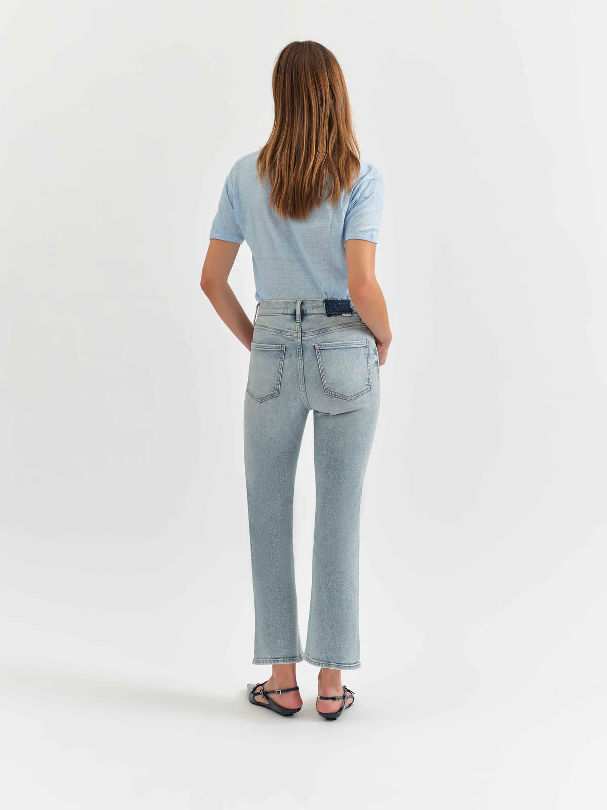 Shy Girl Crop Flare Jean- Miracle