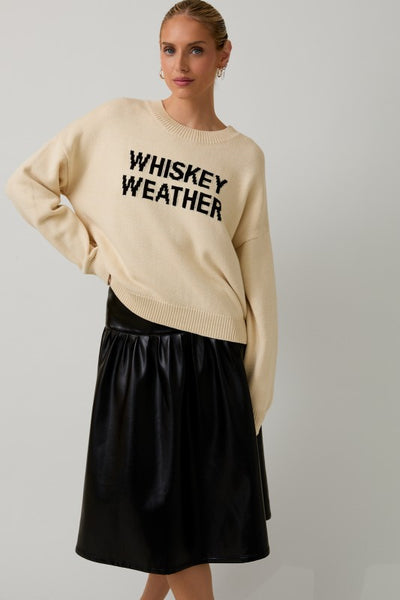 Cream "Whiskey Weather" Sweater
