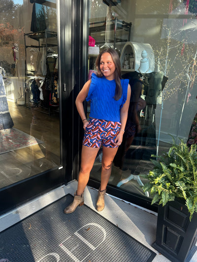 Tabitha Abstract Tile Shorts