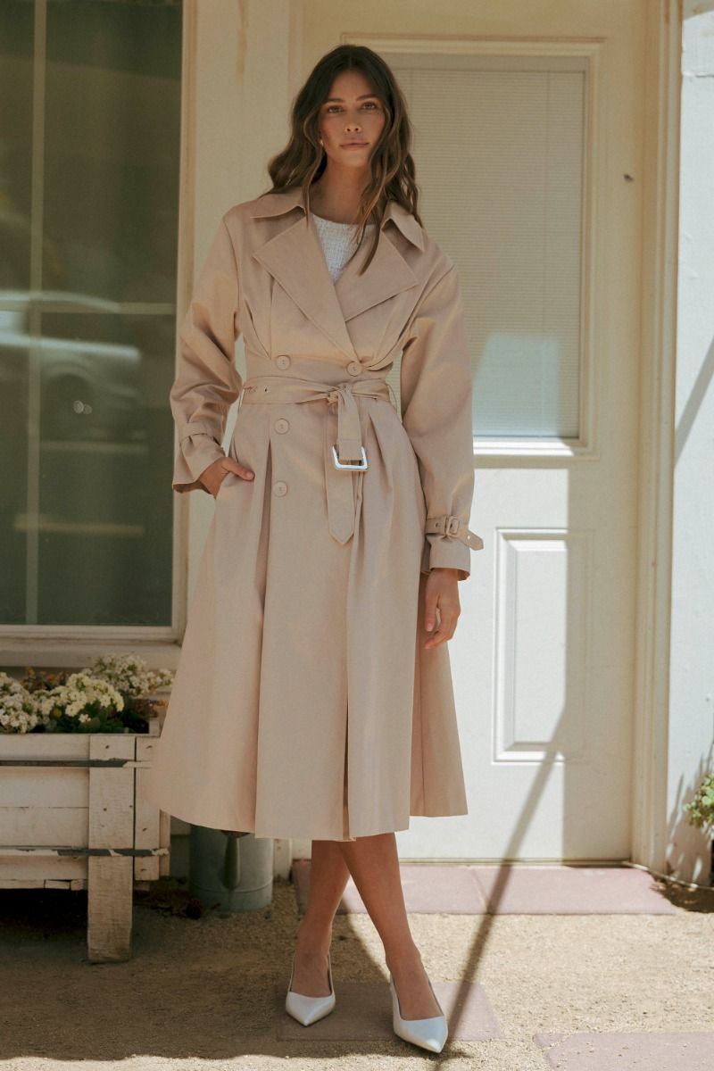 Double Breasted Trench Coat