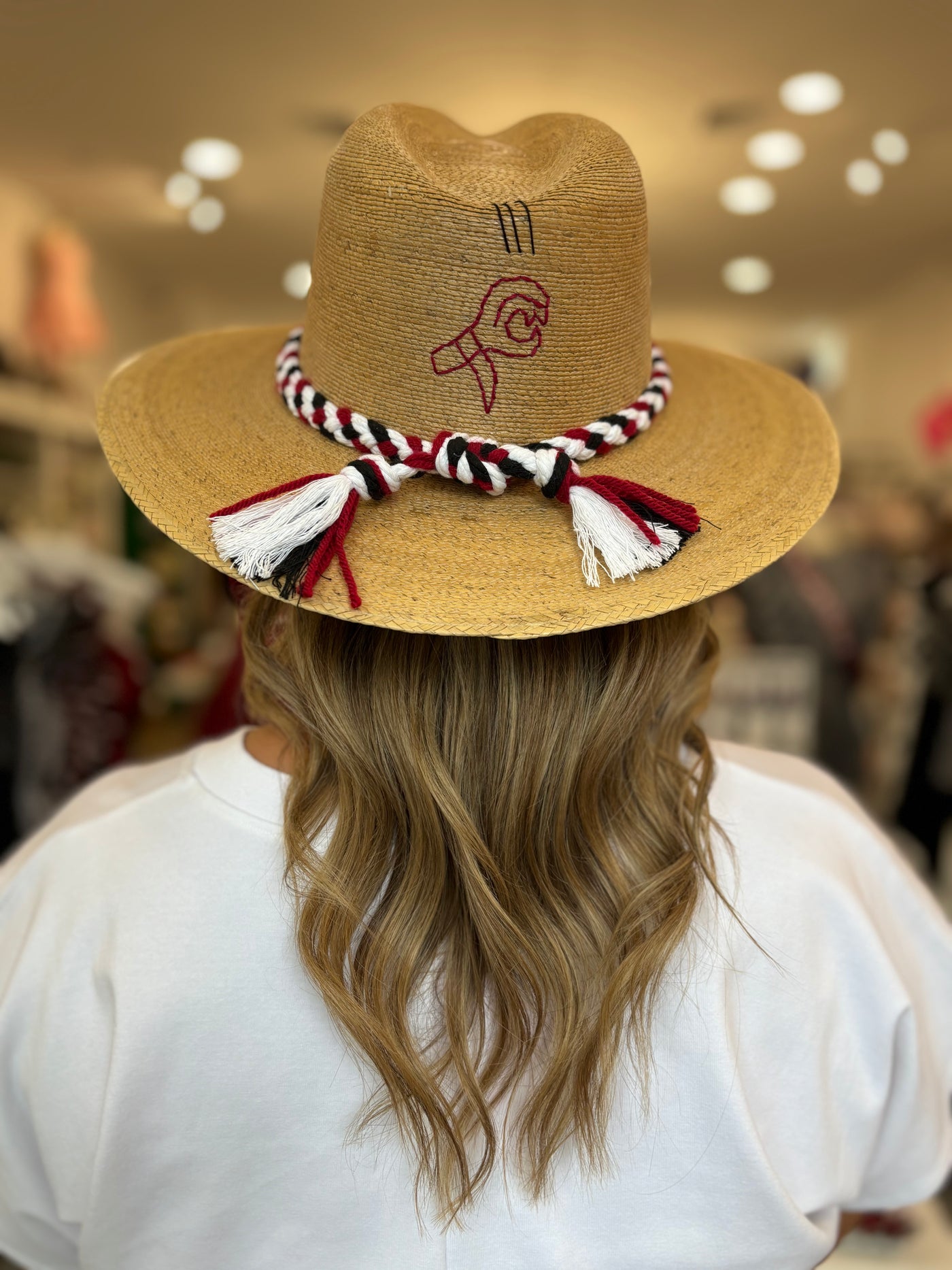 Natural Palm Game Day Hats