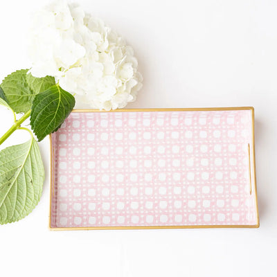 Cane Vanity Tray