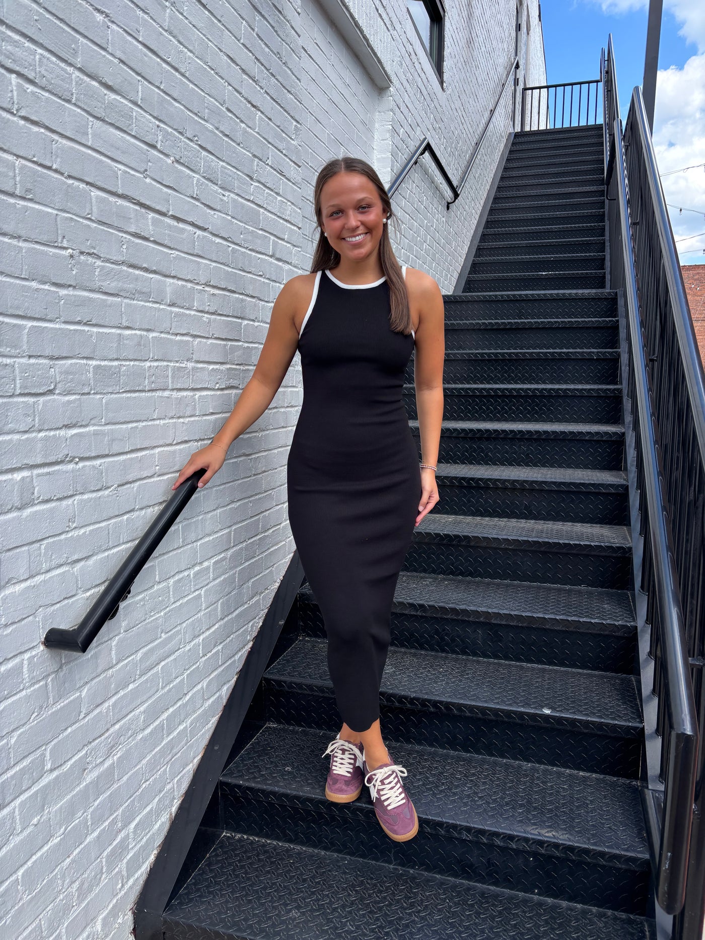 Black Juliana Maxi Dress