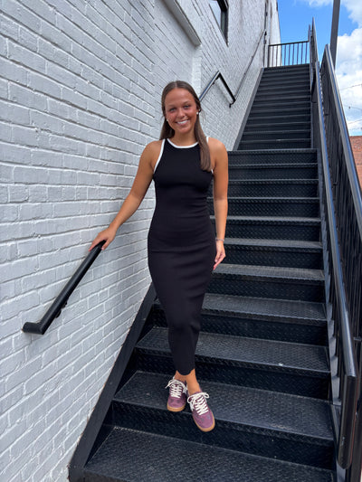 Black Juliana Maxi Dress