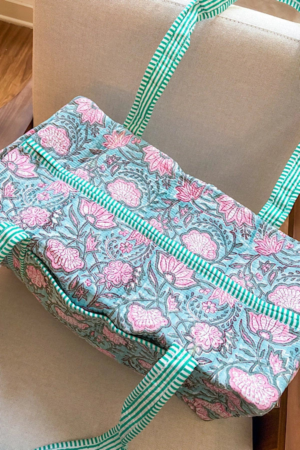 Floral Duffle Bag by Nash Grey