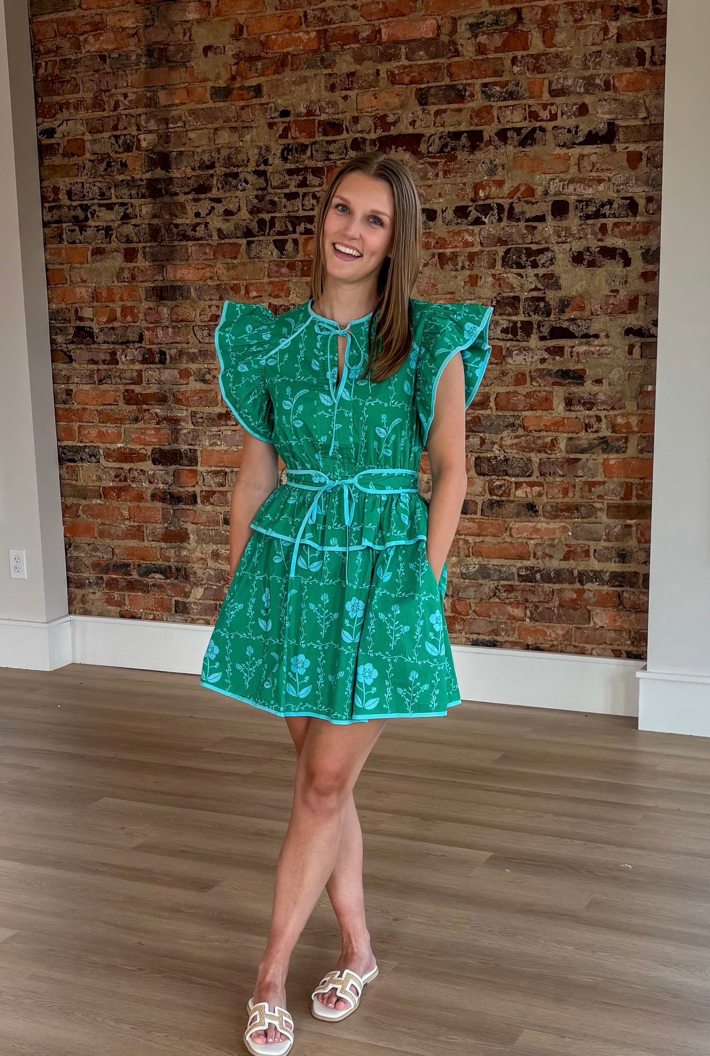 Floral Print Mini Dress