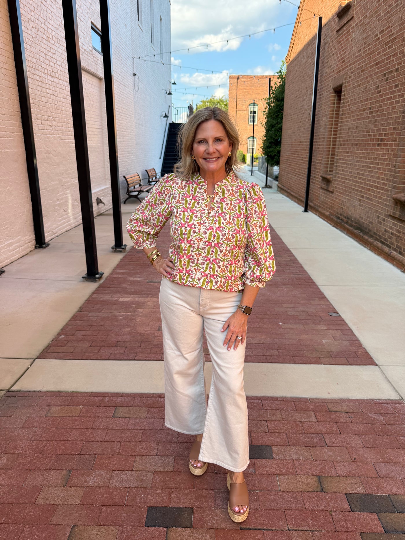 Tamryn Gossamar Wings Coral Top
