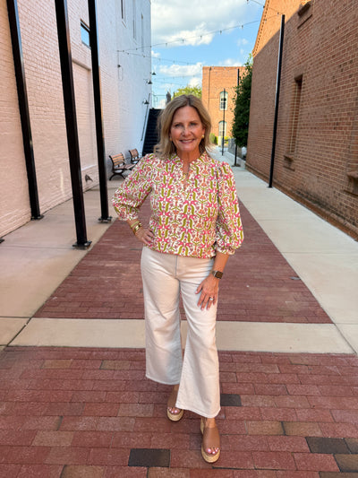Tamryn Gossamar Wings Coral Top