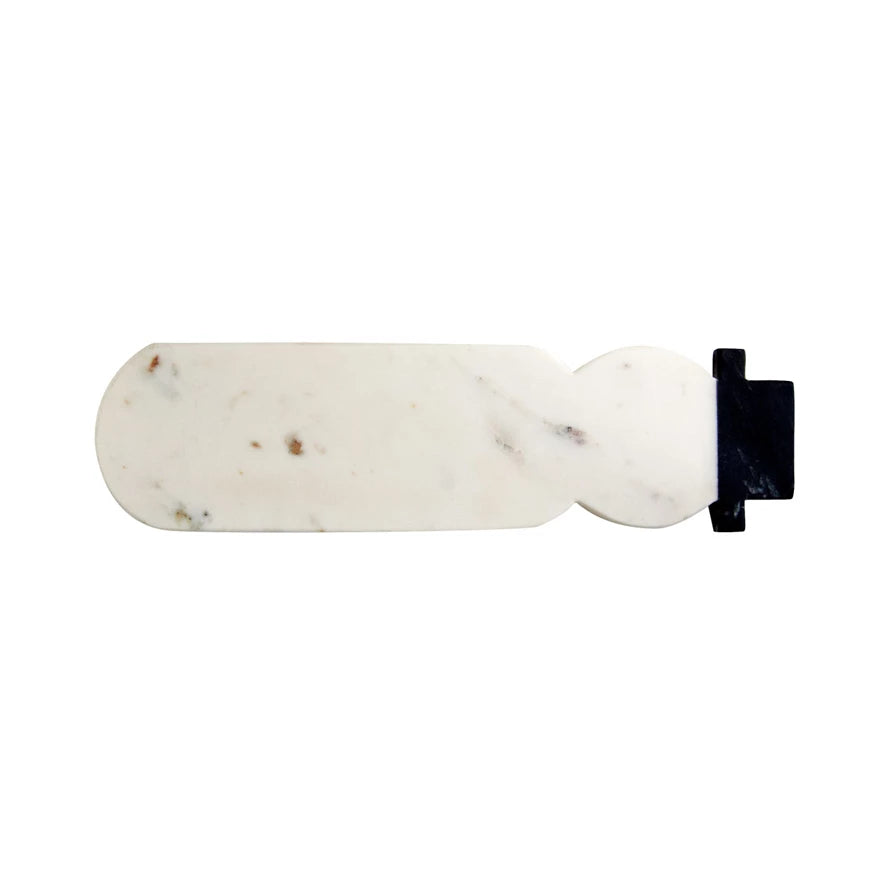 Marble Snowman Cutting Board