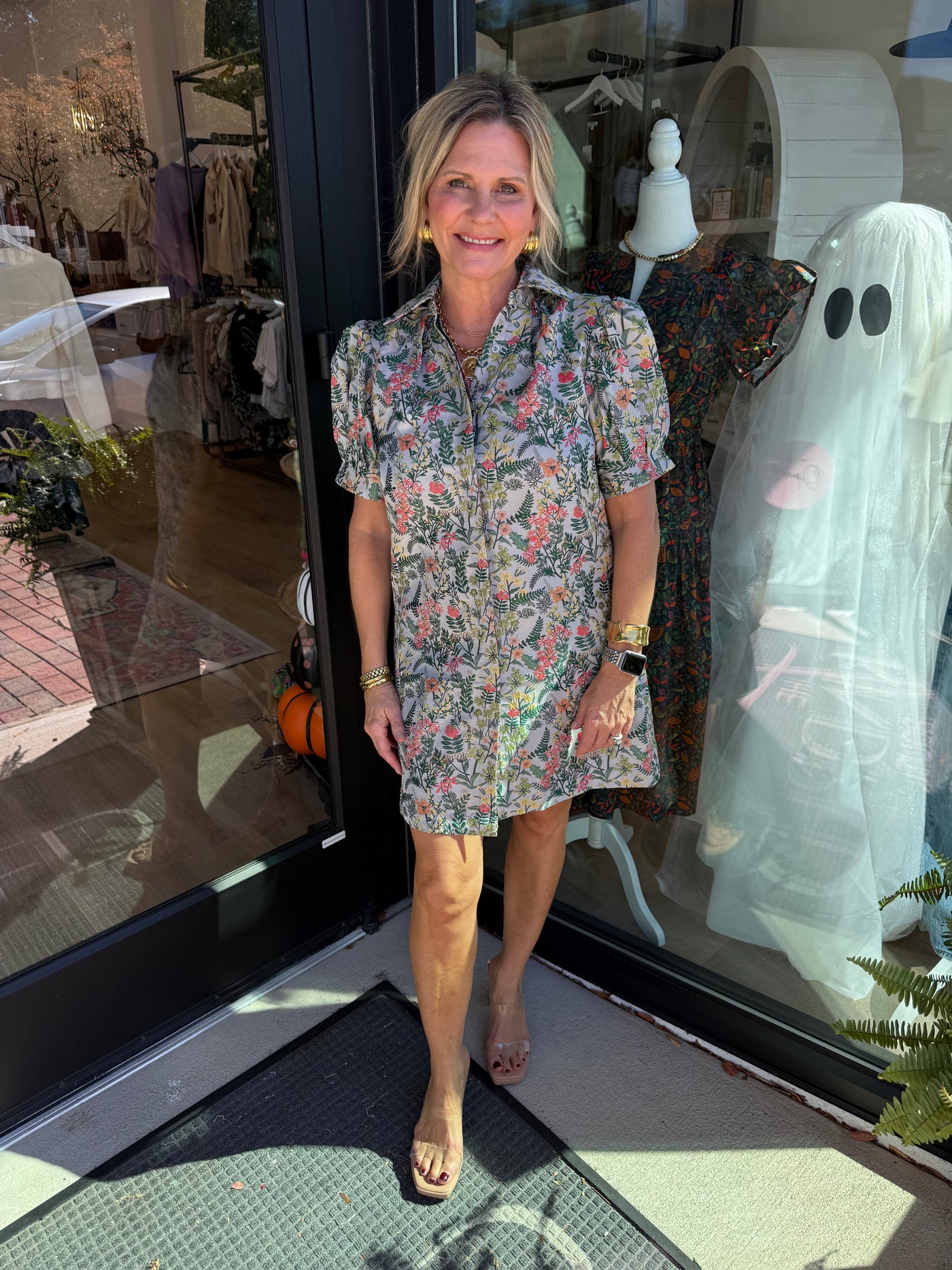 Vivienne Jacquard Multi Mini Dress
