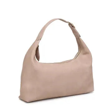 Maple Suede Leather Hobo Bag
