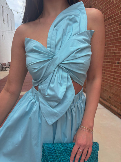Knotted Bow Dress