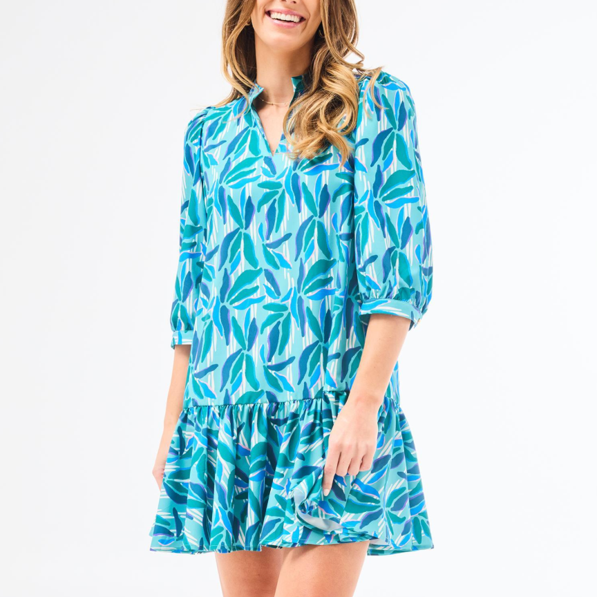 Naomi Reflecting Pool Green Dress