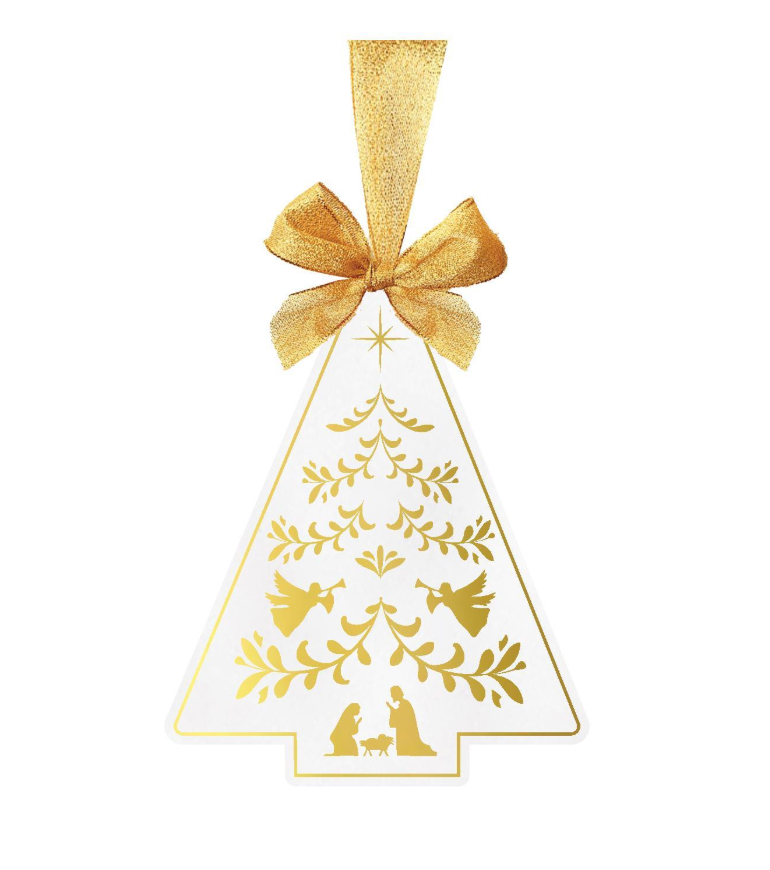Mary Square Christmas Ornament