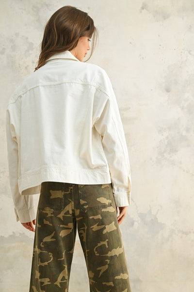 White Washed Denim Jacket