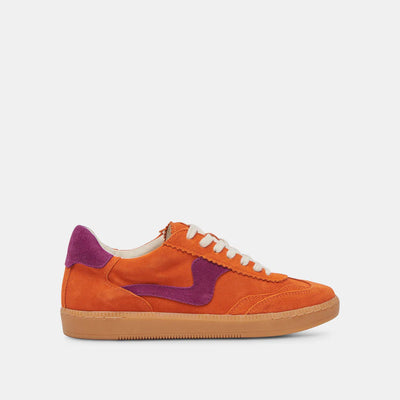 Notice Sneakers- Orange Multi Suede