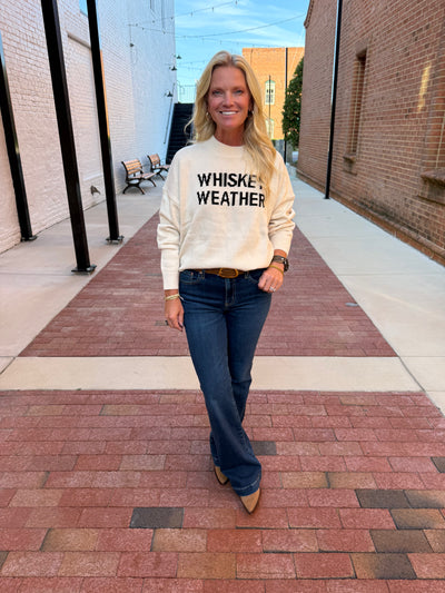 Cream "Whiskey Weather" Sweater