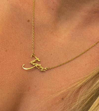 Gold Game Day Team Necklace