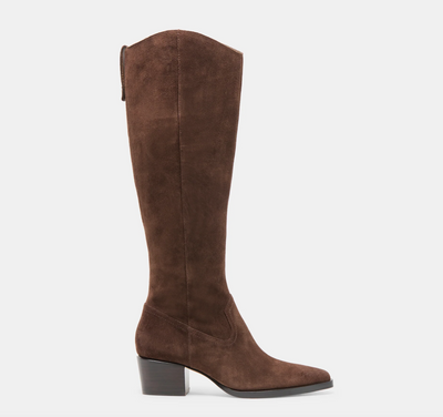 Dolce Vita Virona Waterproof Boots- Dark Brown Suede