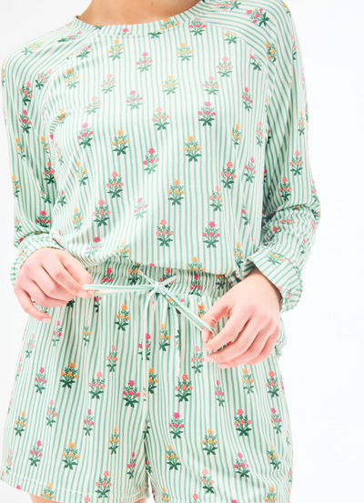 Annie Cottage Stripes Green Set