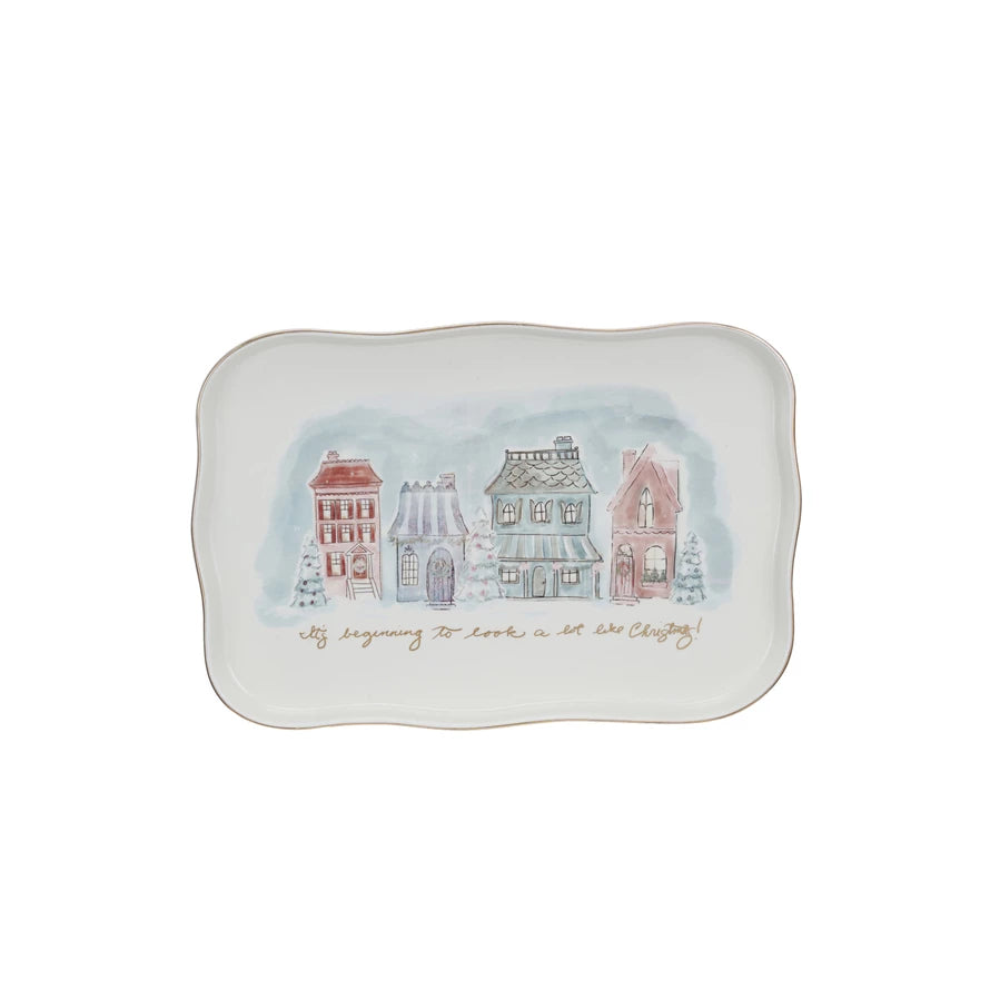 Village Stoneware Platter