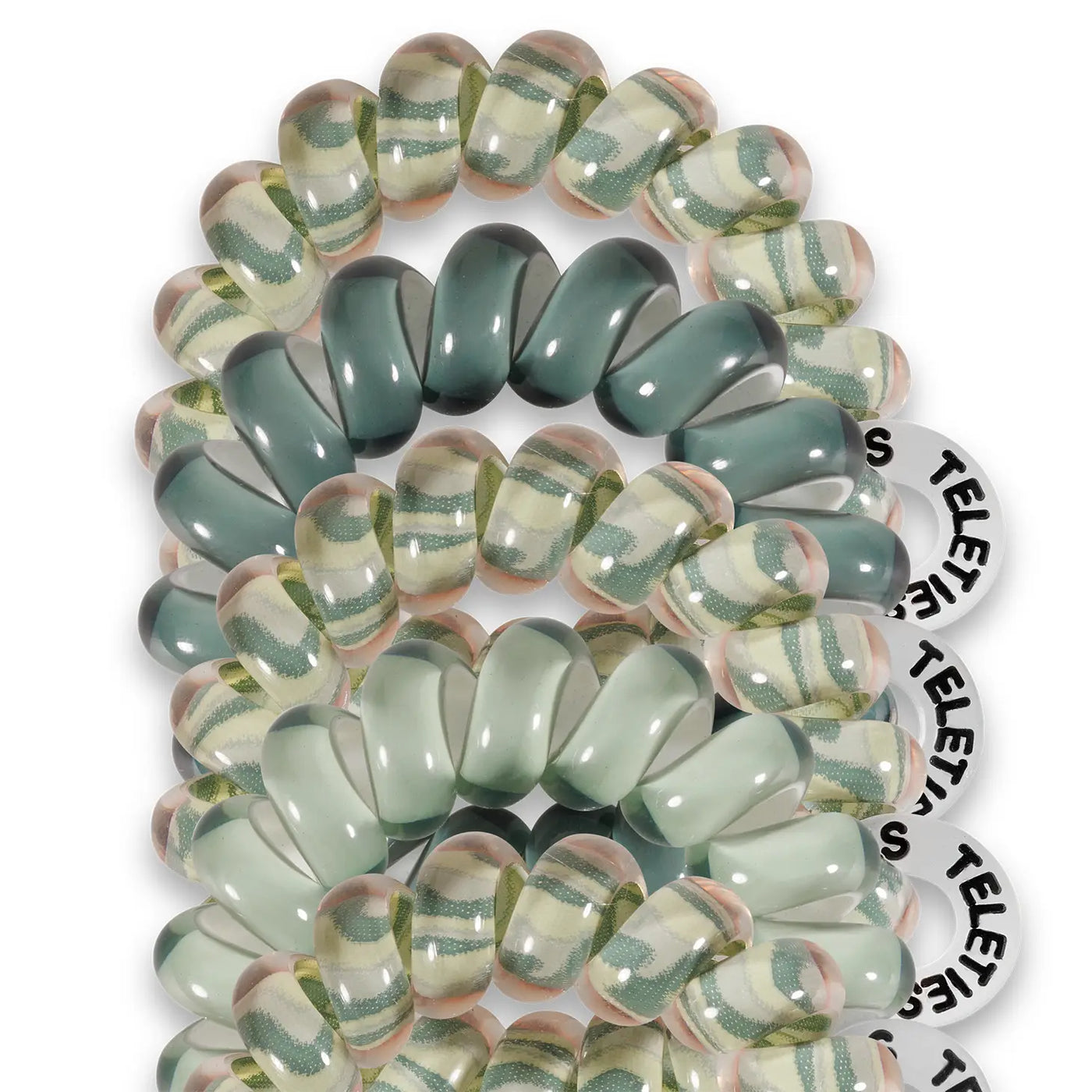 Sage Swirl Tiny Hair Ties By Teleties