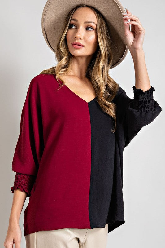 Ultimate Gamecock Fan Color Block Top