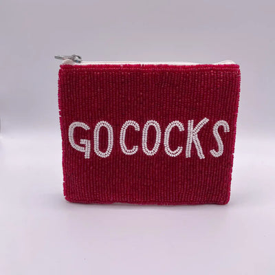 Gamecocks Beaded Coin Purse