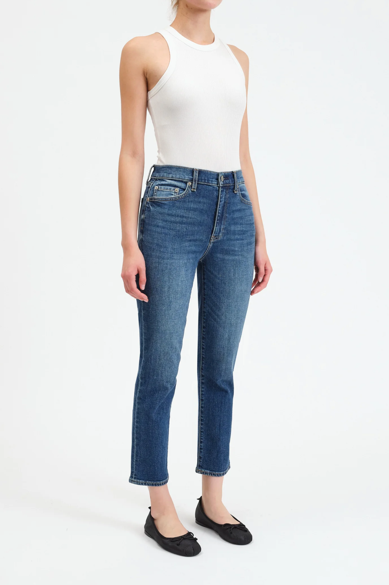 Daily Driver High Rise Skinny Straight Pant- Influencer