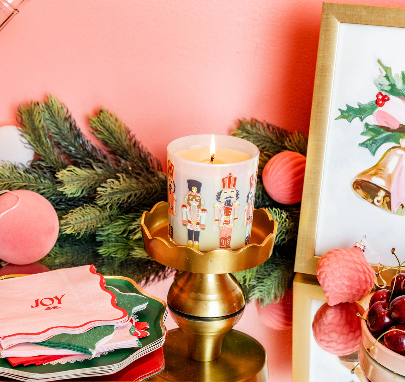 Sweet Grace Holiday Nutcracker Candle