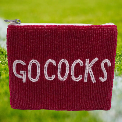 Gamecocks Beaded Coin Purse