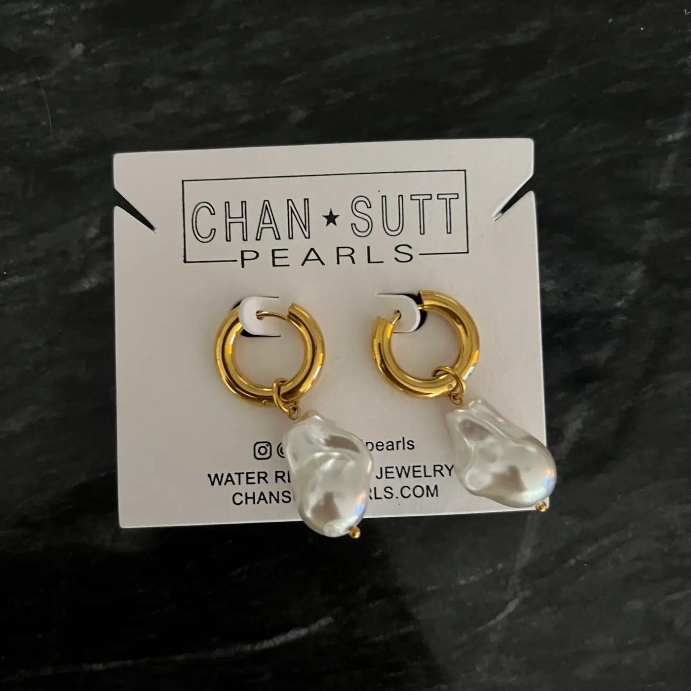 Misty Earrings By ChanSuttPearls