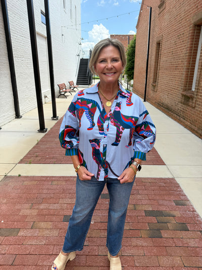Elsa Cheetah Mirage Top