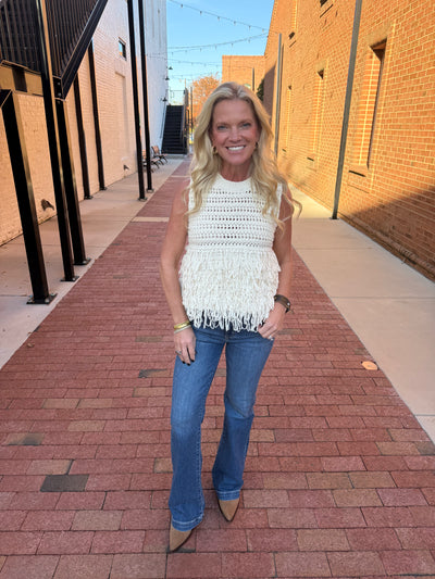 Montauk Sweater Vest- Off White