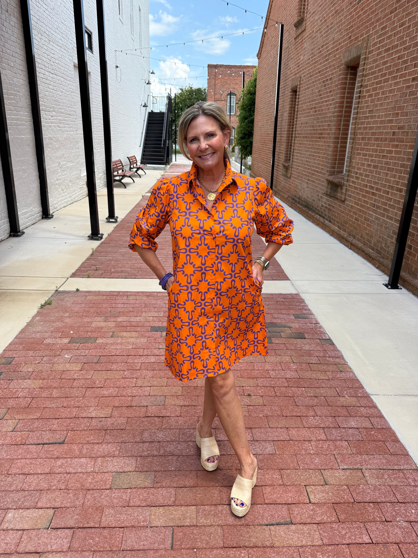Ava Tigers Mini Dress