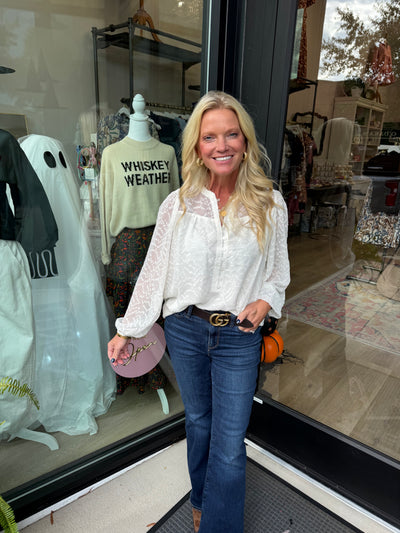 Brianna Marshmallow White Top