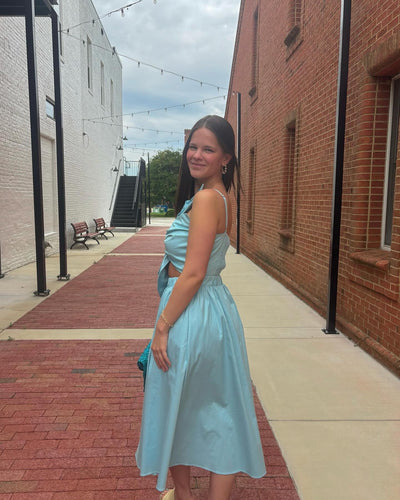 Knotted Bow Dress