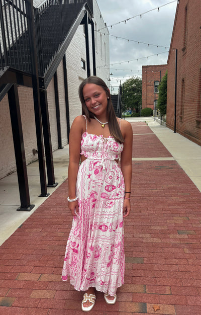 Pink Beach Vibe Maxi Dress