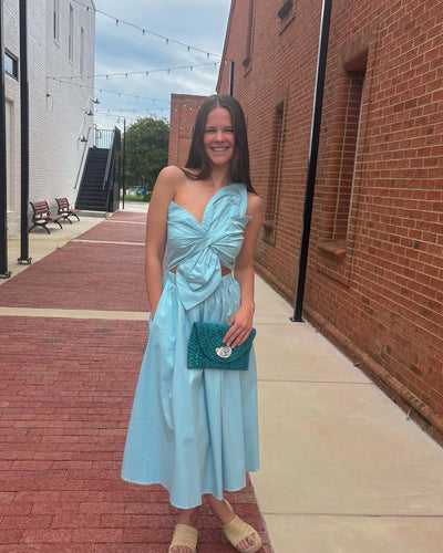 Knotted Bow Dress