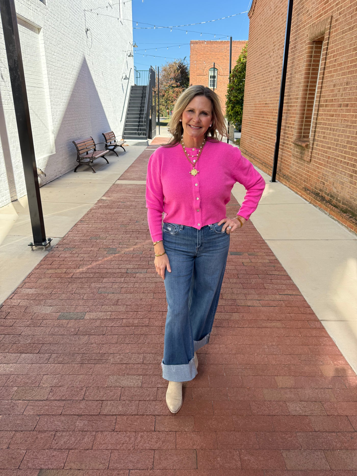 Abby Knit Button Down Cardigan Sweater