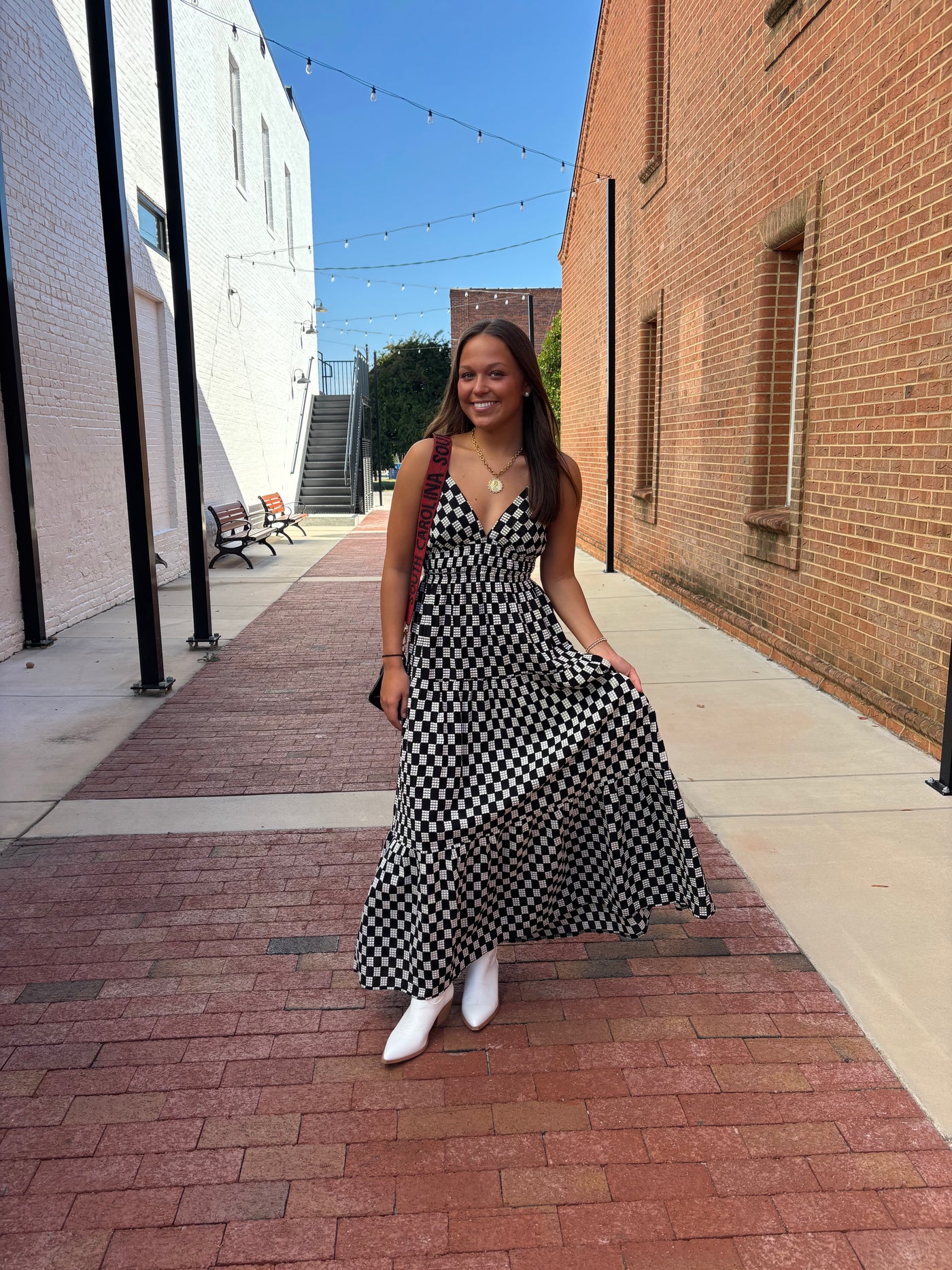 Midinight Weave Maxi Dress
