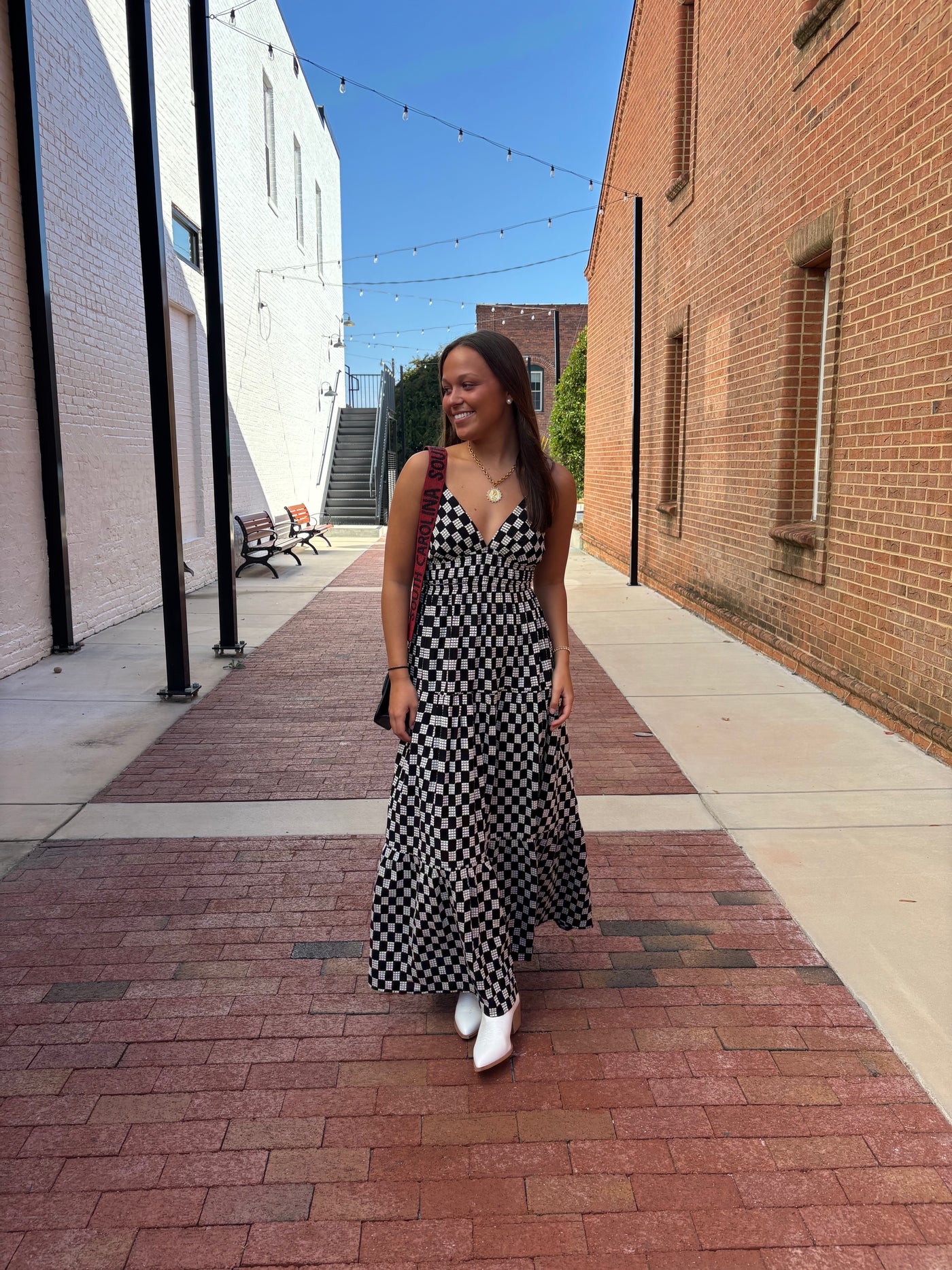 Midinight Weave Maxi Dress