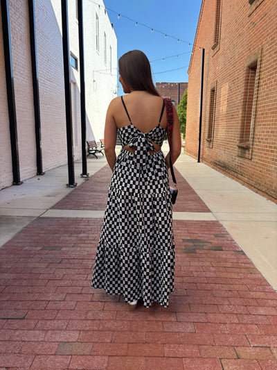 Midinight Weave Maxi Dress