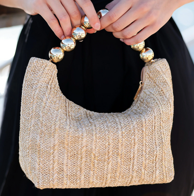 Shiraleah Alys Gold Handle Bag